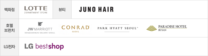 ȭ:Եȭ. Ƽ:ؿ. ȣں귱ġ:JW޸Ʈ 빮 , CONRAD, PARK HYATT SEOUL, PARADISE HOTEL. : LG bestshop