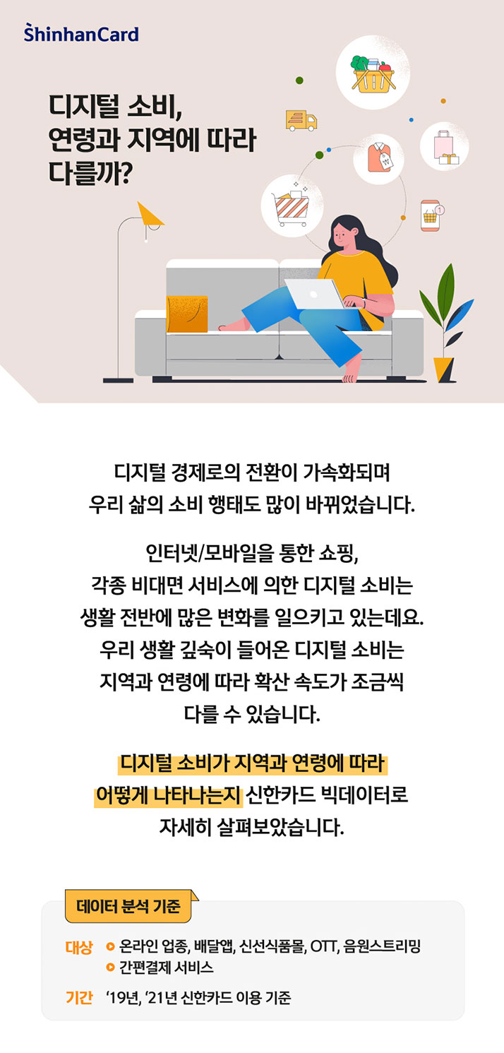 디지털 소비, 연령과 지역에 따라 따를까?