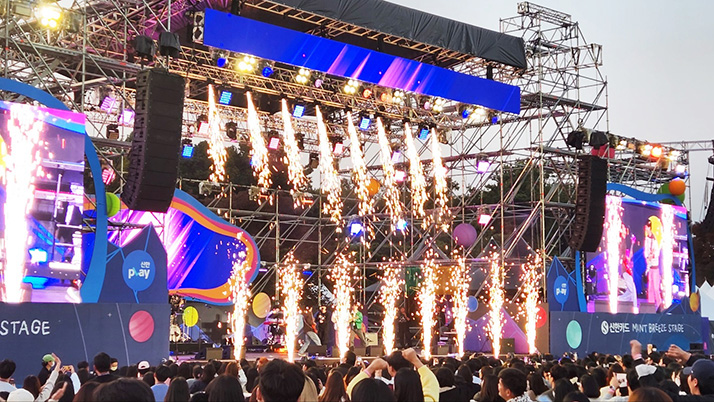 그랜드 민트 페스티벌 현장