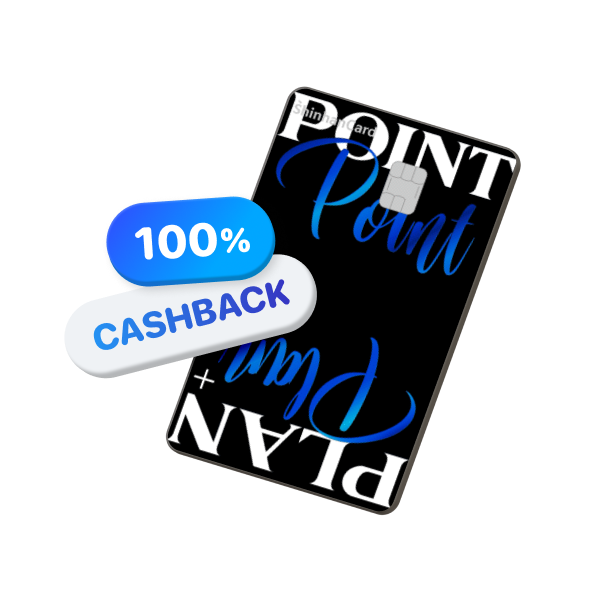 Point Plan+ 카드 플레이트 이미지, 캐시백 이미지