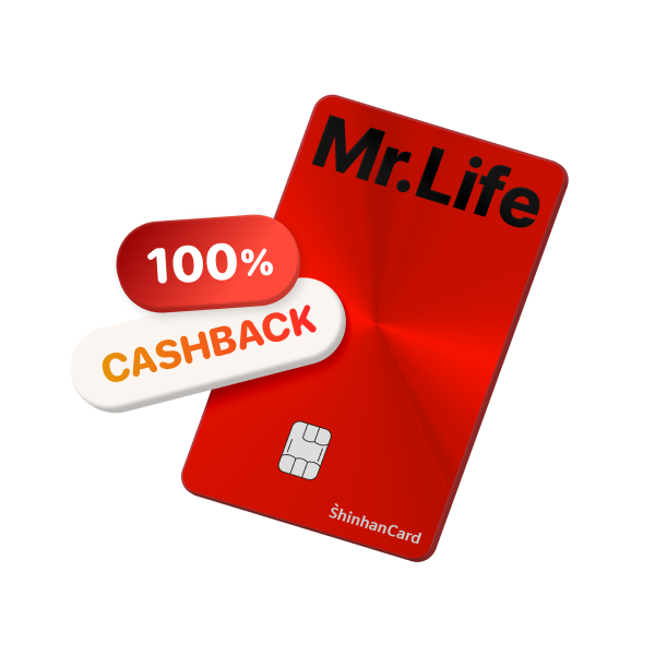 Mr.Life 카드 플레이트 이미지, 캐시백 이미지