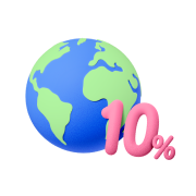 해외에서 결제하면 10% 즉시할인!