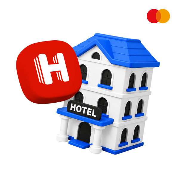마스터 로고, Hotels.com 로고, 호텔 이미지