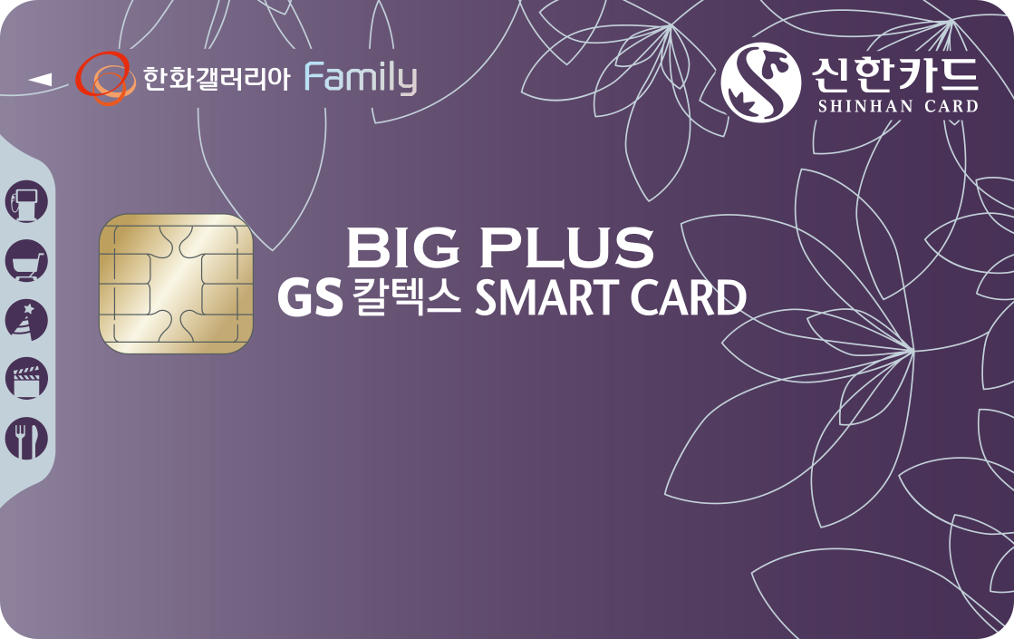 한화패밀리 갤러리아 신한 Big Plus GS칼텍스 Smart