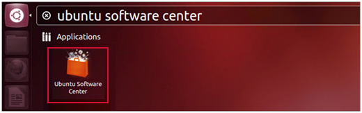 step01 프로그램 삭제 설명 - 우분투 소프트웨어 센터(ubuntu software center)를 실행합니다.