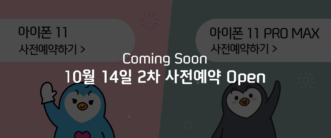 Comming Soon 10월 14일 2차 사전예약 Open