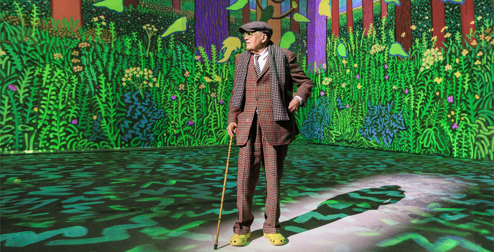 데이비드 호크니 전시 이미지