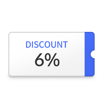 최대 6% 할인 쿠폰이미지