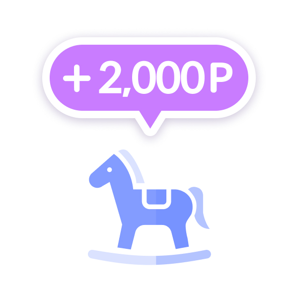 +1000P