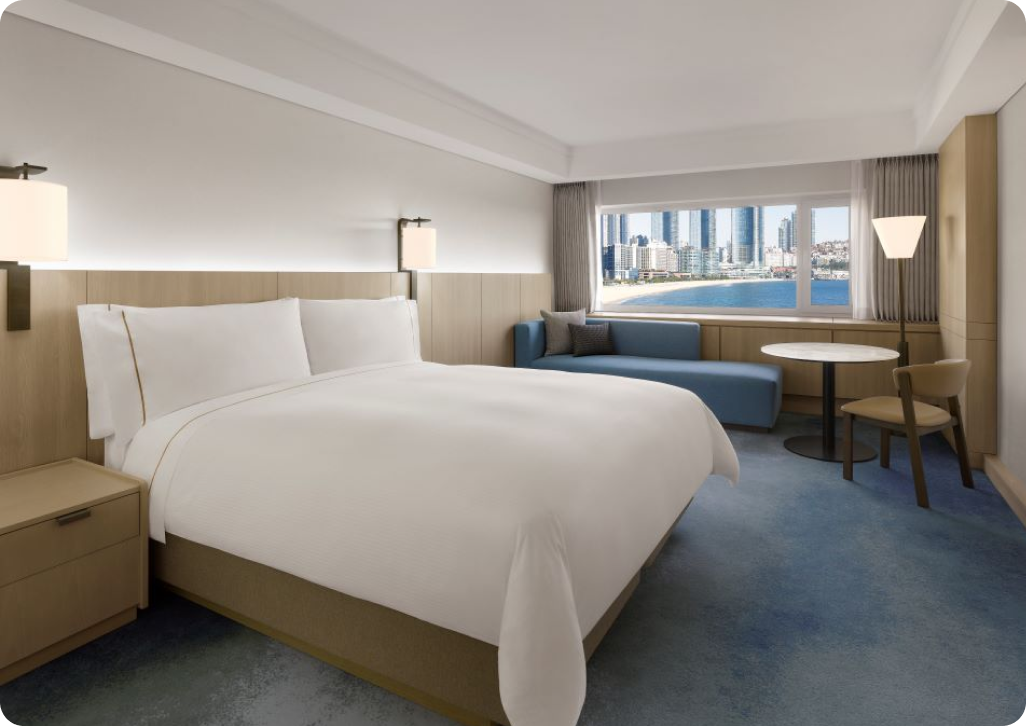 웨스틴 조선 부산 객실 이미지