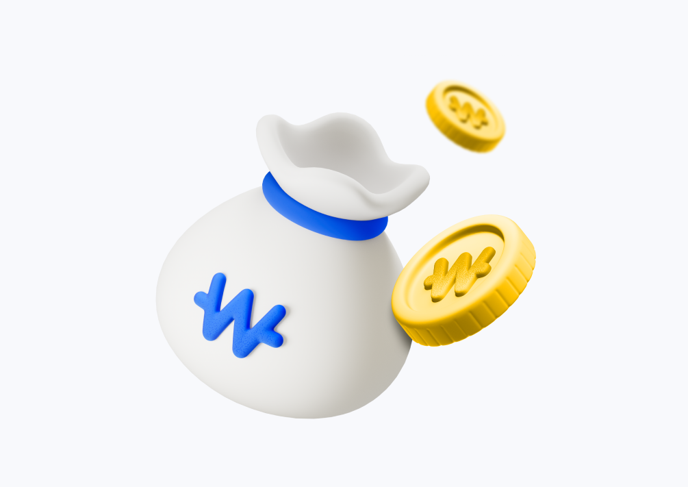 주머니, 코인 이미지