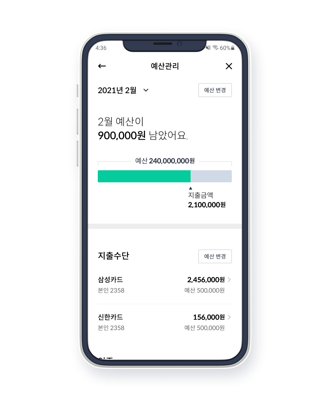 Tip 예산관리 확인해보세요!