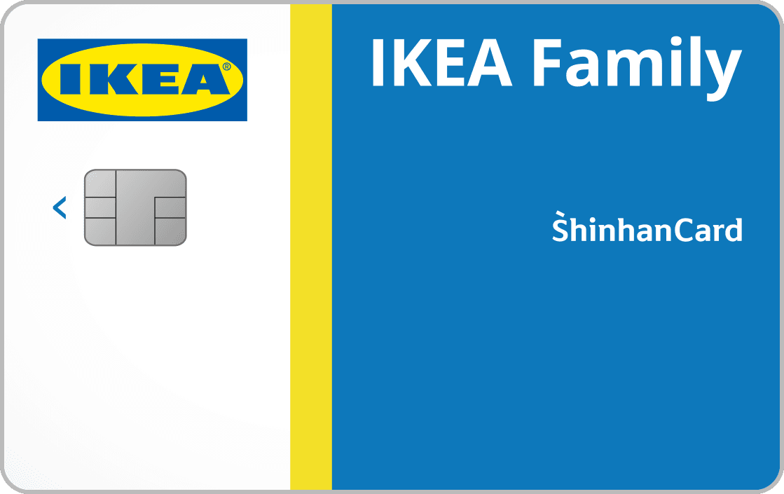 IKEA Family with 신한카드 카드플레이트