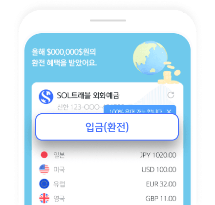 SOL트래블 환전 관련 이미지